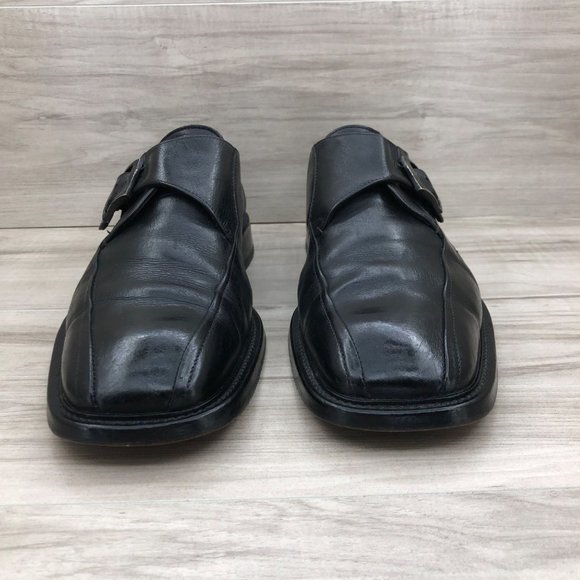 Lloyd Oxford Mens 12.5 Odell Black Leather Monk Strap Dress Shoes main image 10